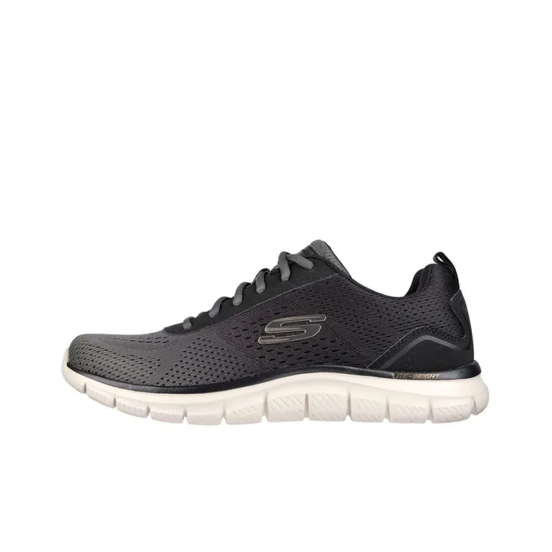 Skechers Skechers Track TRACK  RIPKENT Cushioning Anti Slip And Wear Resistant Low Top Casual Shoes Men's Black White-0