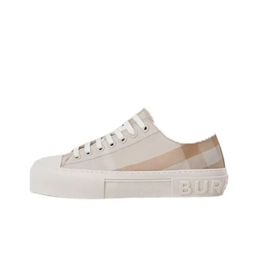 Burberry Low Top Check Beige Women's