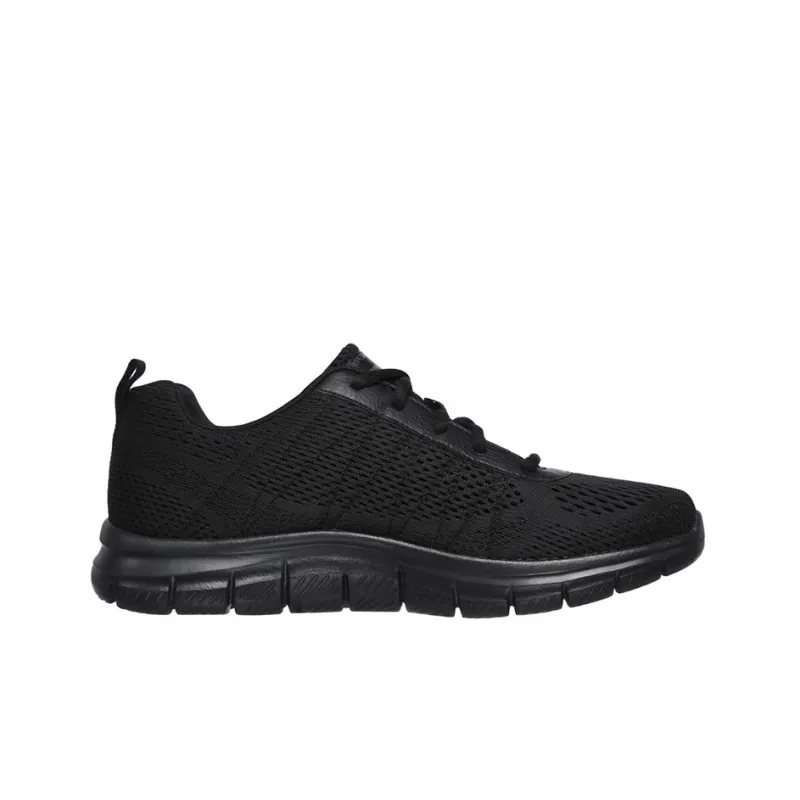 Skechers Track Moulton Cushioning Anti Slip And Wear Resistant Low Top Casual Shoes Men's Black-1