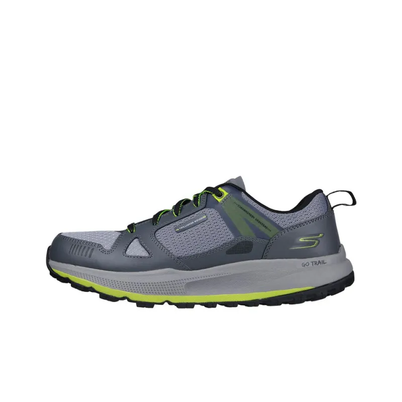 Skechers Go Run Pulse Running Shoes Men Low Top Charcoal Gray-0