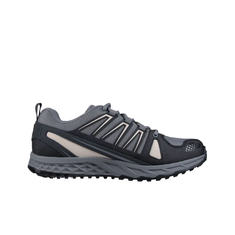 Skechers Escape Plan Cushioning Anti Slip And Wear Resistant Low Top Trekking Shoes Men's Black Gray-1