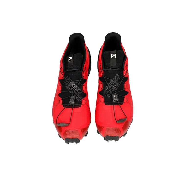 SALOMON Speedcross 5 Outdoor Shoes Men Low Top Red-2