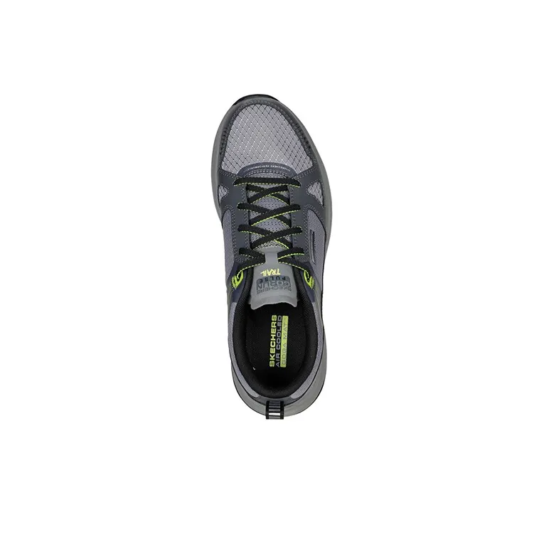 Skechers Go Run Pulse Running Shoes Men Low Top Charcoal Gray-3