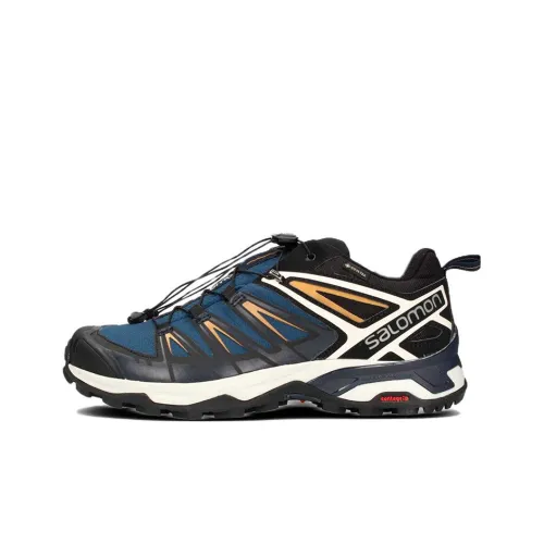 SALOMON X Ultra 3 Hiking / Trekking Shoes Men Low-Top Black/Blue