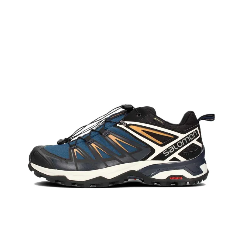 SALOMON X Ultra 3 Outdoor Shoes Men Low-Top Black/Blue-0