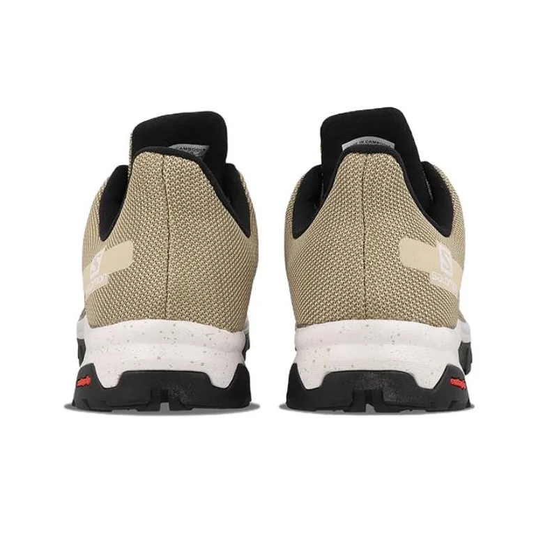 SALOMON OUTLINE Wear-Resistant Low-Top Running Shoes Men's Beige Black-3