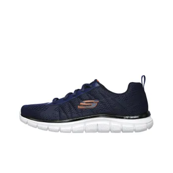 Skechers Cushioning Anti Slip And Wear Resistant Low Top Casual Shoes Men's Dark Blue