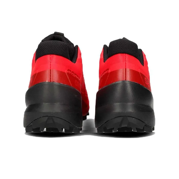 SALOMON Speedcross 5 Outdoor Shoes Men Low Top Red-3