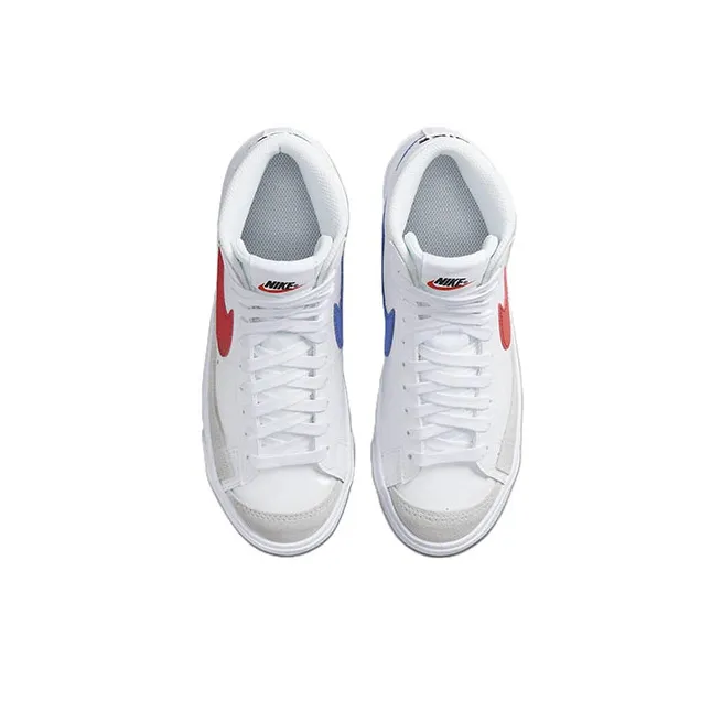 Nike Blazer Mid 77 White Blue Red GS-3