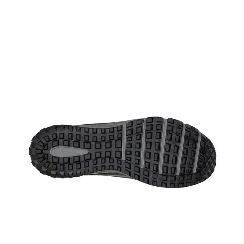 Skechers Escape Plan Cushioning Anti Slip And Wear Resistant Low Top Trekking Shoes Men's Black Gray-4