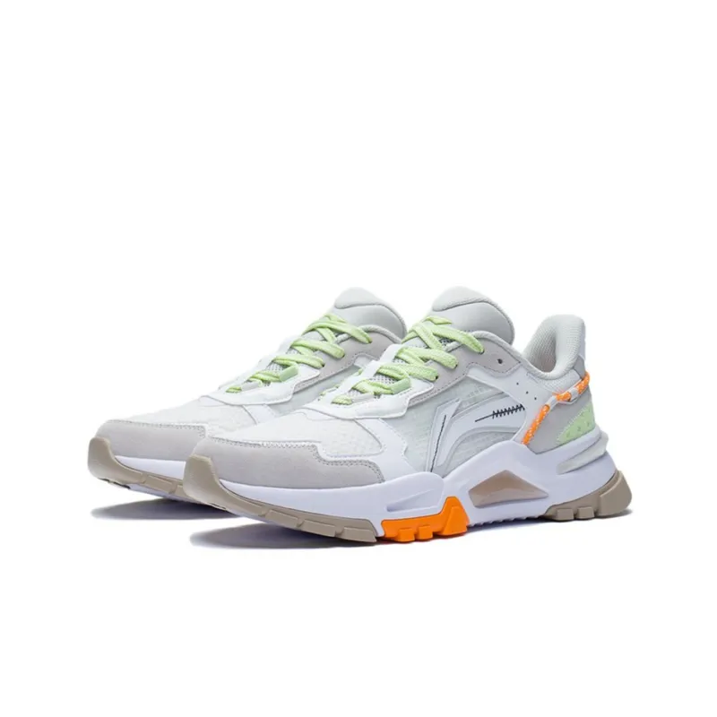 LiNing Reverse Low Top Sports Casual Shoes Men's White Gray-2
