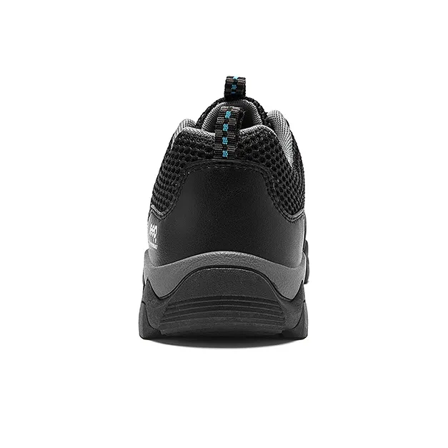 Jeep Cushioning Abrasion Resistant Lightweight Breathable Slip Resistant Low Top Running Shoes Men's Black-3