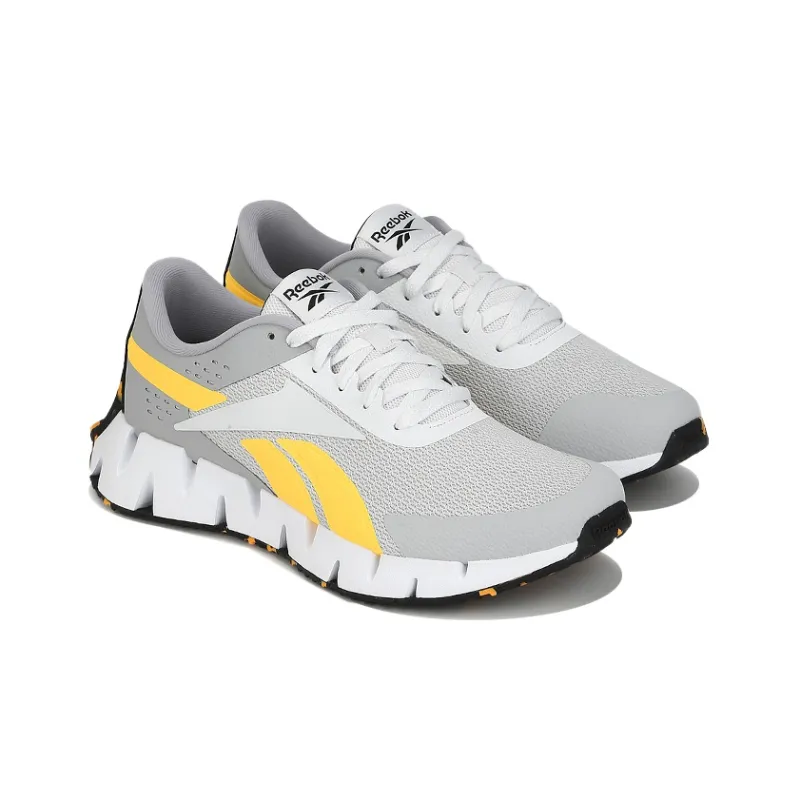 Reebok Zig Dynamica 2 Running Shoes Men Low-Top Gray/Yellow-2