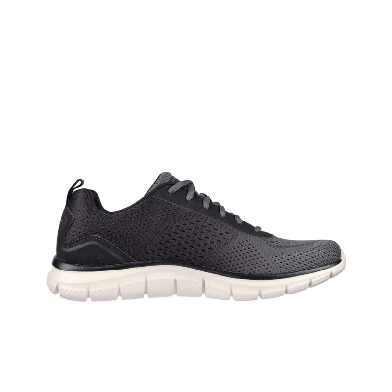 Skechers Skechers Track TRACK  RIPKENT Cushioning Anti Slip And Wear Resistant Low Top Casual Shoes Men's Black White-1