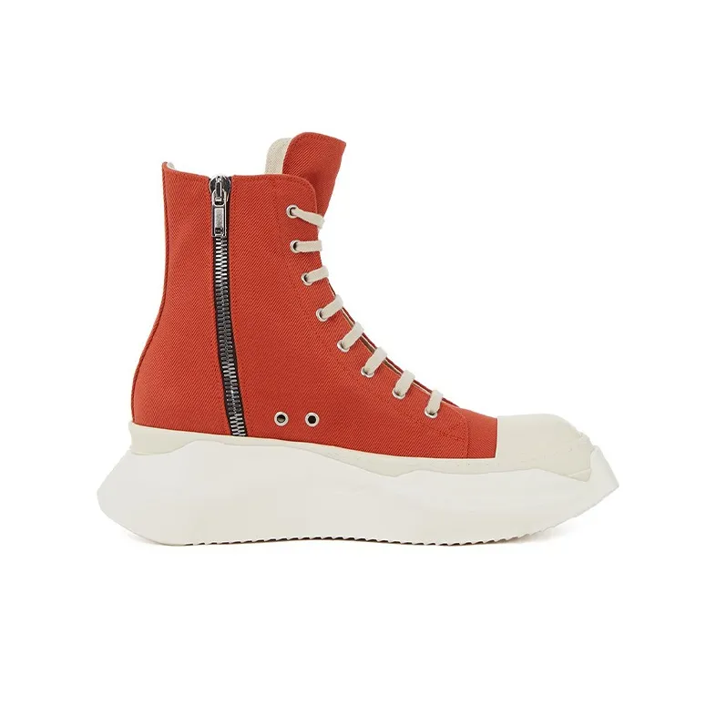 Rick Owens DRKSHDW Abstract High Top Orange White-1