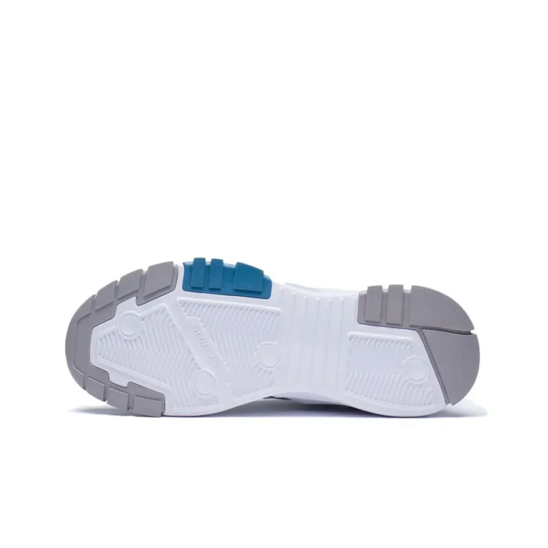 LiNing Shock Absorbers Slip Resistant, Abrasion Resistant, Breathable Low Top Sports Casual Shoes Men's Blue Gray-4