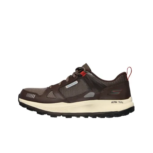Skechers Go Run Pulse Cushioning Anti-Slip And Wear-Resistant Low-Top Casual Running Shoes Men's Brown