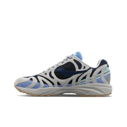 saucony Grid Azura 2000 Grey Dark Blue