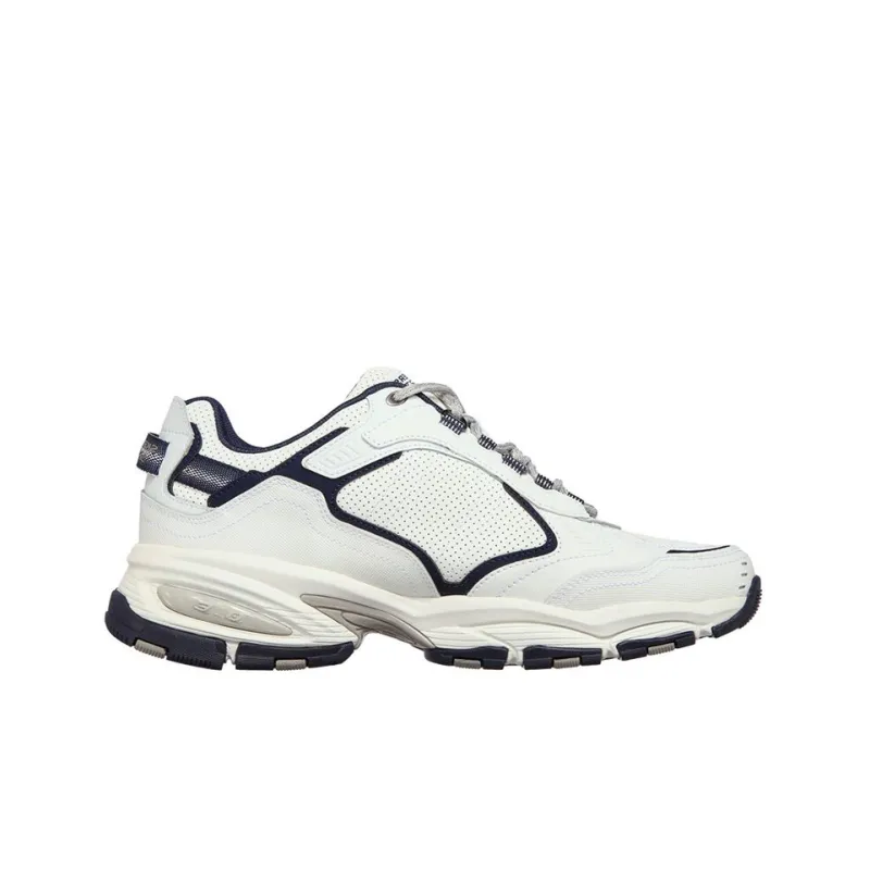 Skechers Vigor 3.0 Arbiter Cushioning Anti-Slip And Wear-Resistant Low-Top Casual Shoes Men's White-1