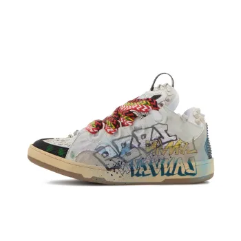 Lanvin Curb Sneaker Graffiti