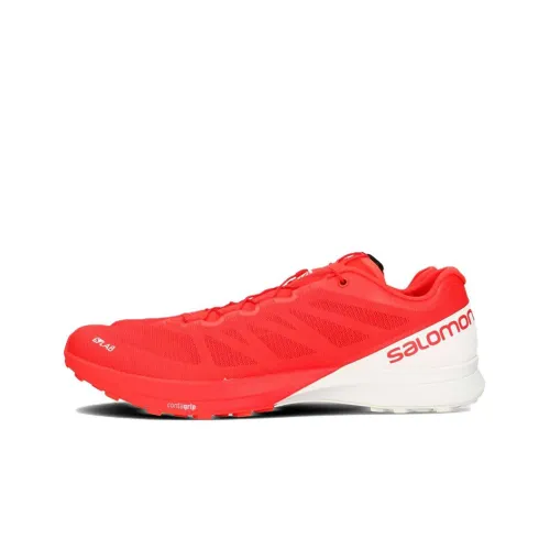 SALOMON Outdoor Shoes Men Low-Top Red/White