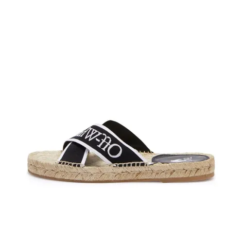 OFF-WHITE Slide Slippers Women's Black