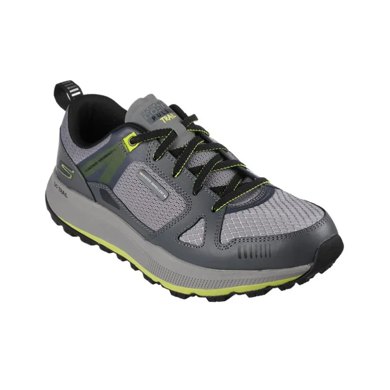 Skechers Go Run Pulse Running Shoes Men Low Top Charcoal Gray-2
