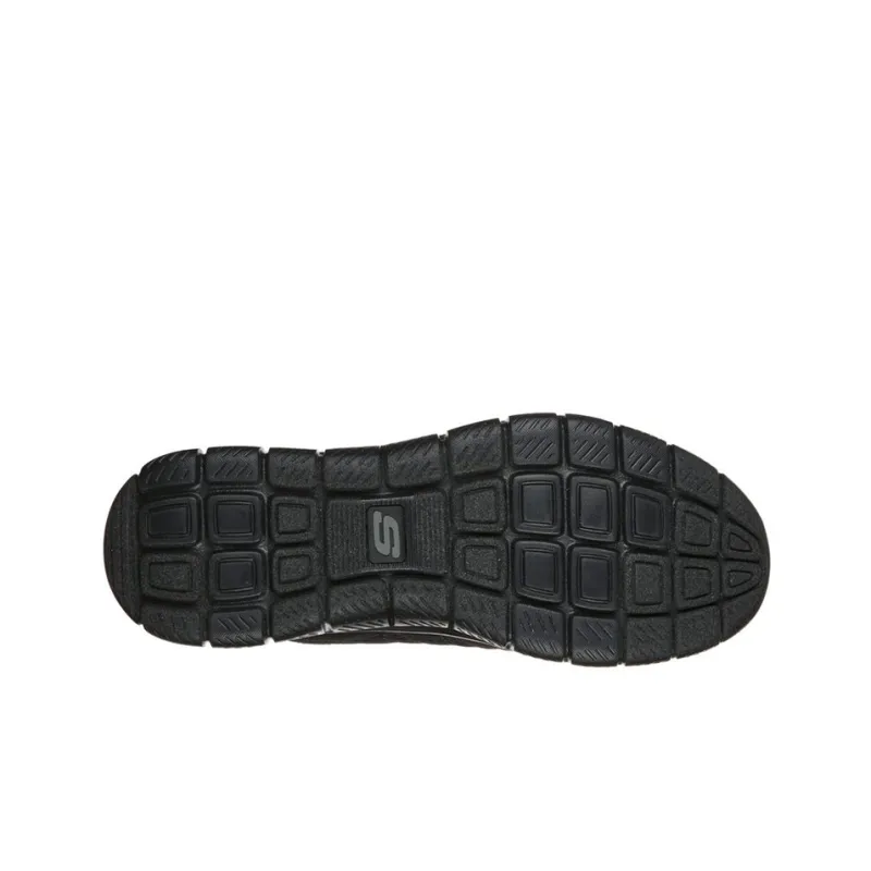 Skechers Track Moulton Cushioning Anti Slip And Wear Resistant Low Top Casual Shoes Men's Black-3