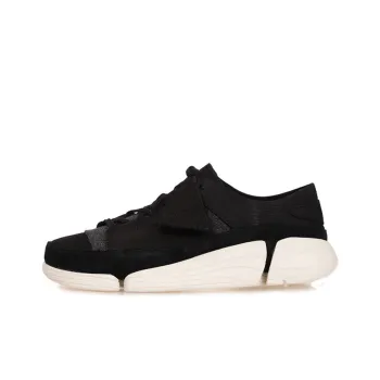 Clarks Durable Cushioning Low Top Casual Shoes Women's Black