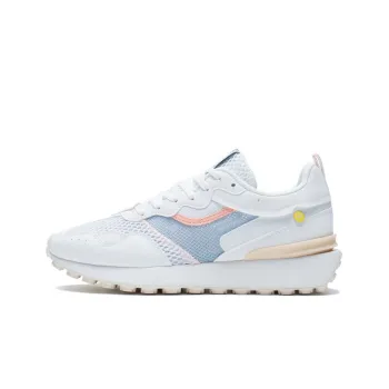 LiNing Fangyuan Classic Low Top Sports Casual Shoes Women's White Blue