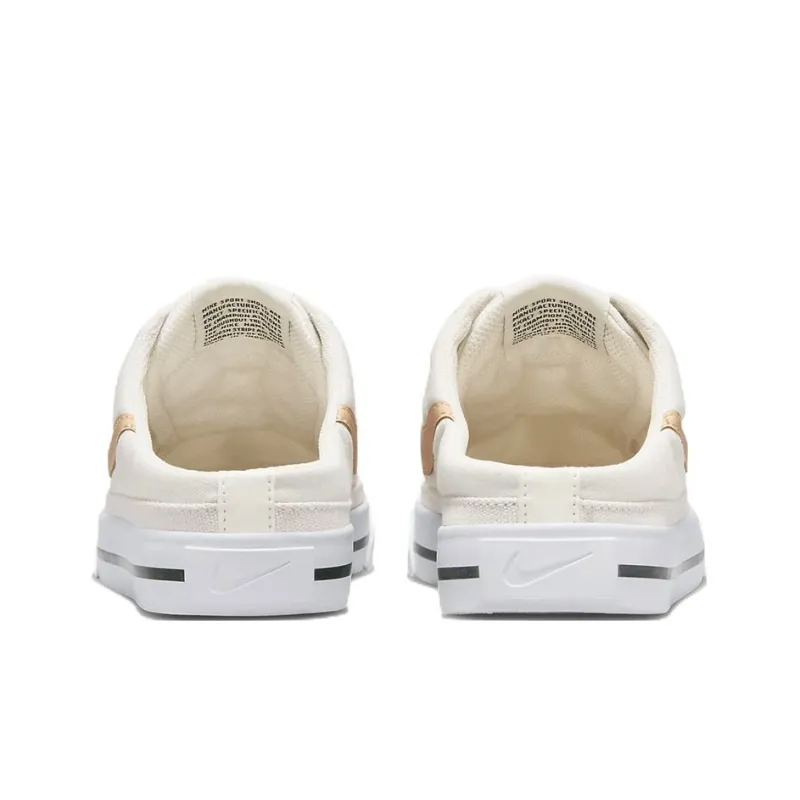 Nike Court Legacy Mule Phantom White Onyx Women's-4
