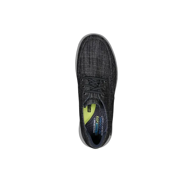 Skechers Proven Ralenzo Cushioning Wear-Resistant Low-Top Casual Shoes Men's Black-3