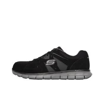 Skechers Synergy Cushioning Anti-Slip And Wear-Resistant Low-Top Casual Shoes Men's Black