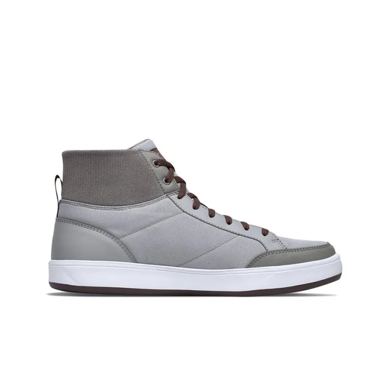 Skechers ON THE GO Anti-Slip Wear-Resistant Mid-Top Skateboard Shoes Men's Khaki-1