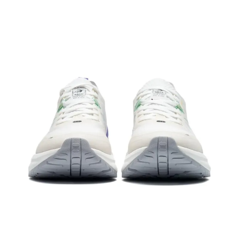 XTEP Star-X Mecha Anti-Slip And Wear-Resistant Breathable Low-Top Sports Casual Shoes Men's White Purple-1