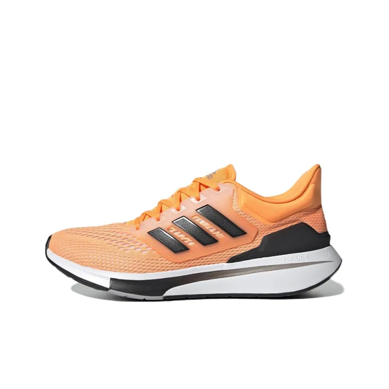 Adidas EQ21 Run Anti-Slip And Wear-Resistant Breathable Low-Top Running Shoes Men's Orange-0