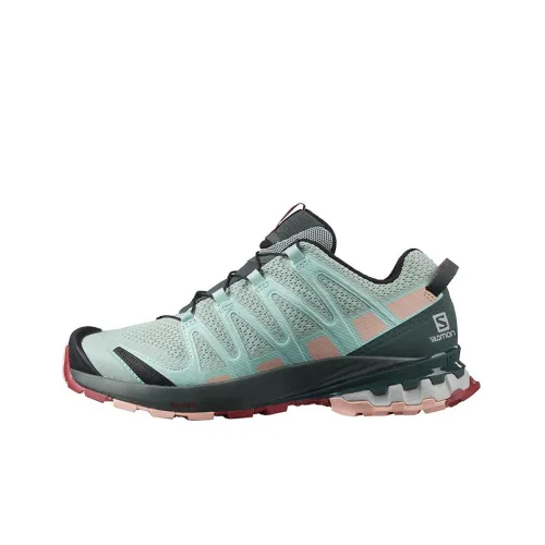 SALOMON XA Pro 3D V8 Hiking / Trekking Shoes Women's Low-Top Teal/Black