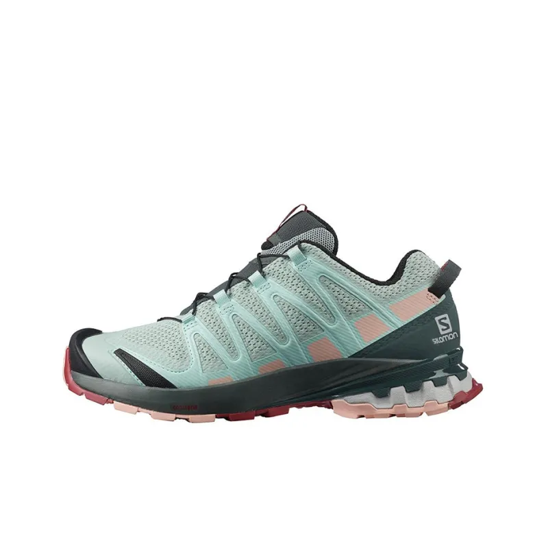 SALOMON XA Pro 3D V8 Outdoor Shoes Women's Low Top Teal/Black-0
