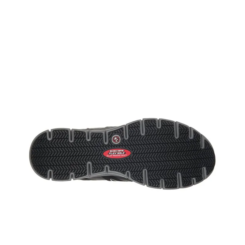 Skechers Synergy Cushioning Anti-Slip And Wear-Resistant Low-Top Casual Shoes Men's Black-4