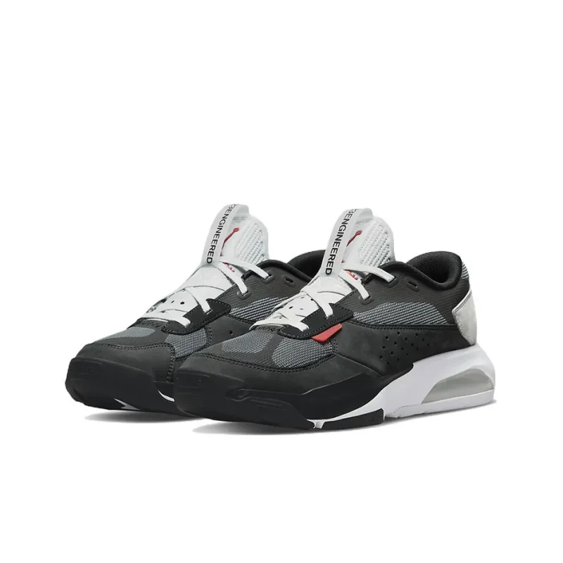 Air Jordan Air 200E 'Black University Red'-2
