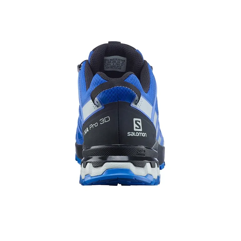 SALOMON XA Pro 3D V8 Wear-Resistant Low-Top Trekking Shoes Men's Blue-3