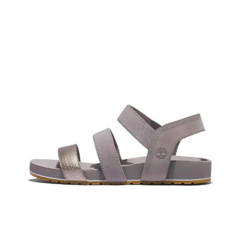 Timberland Malibu Waves Beach Sandals Women's Silver Gray-0