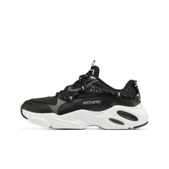 Skechers Stamina Airy Cushioning Anti Slip And Wear Resistant Low Top Casual Shoes Women's Black White