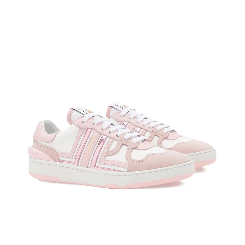 Lanvin Clay Low Top Stylish Skateboarding Shoes Women's Pink-2