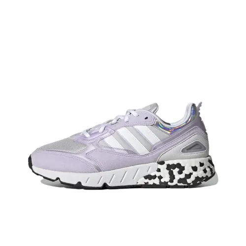 Adidas Originals ZX 1K Boost 2.0 Running Shoes Women's Low-Top Silver/Purple