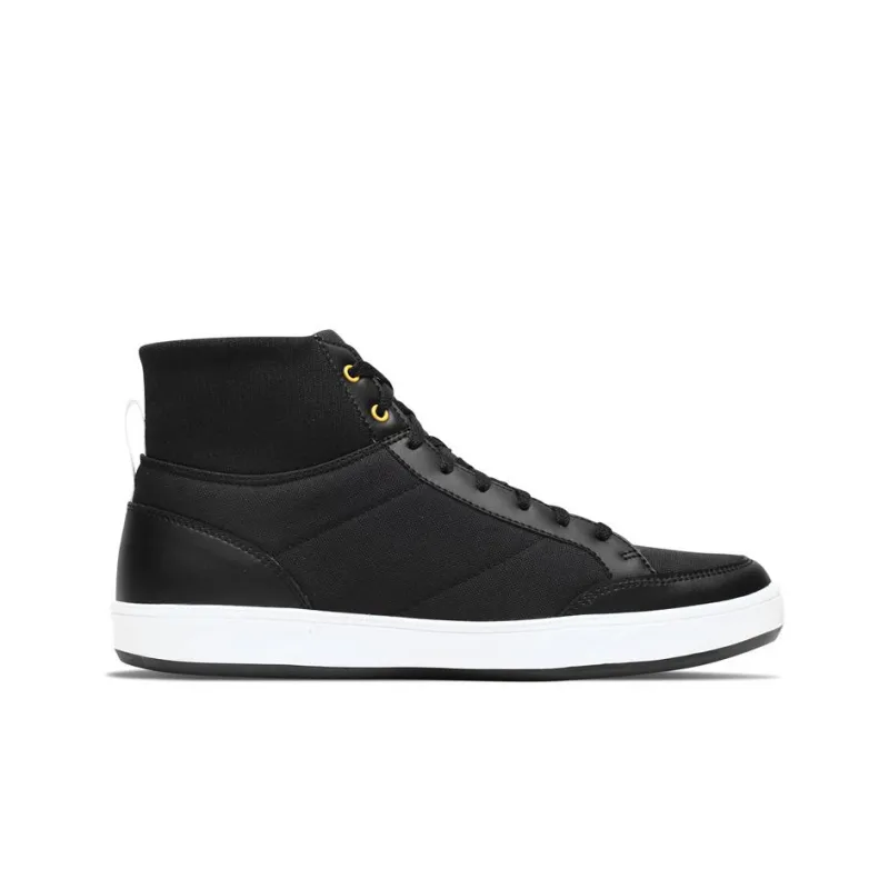 Skechers ON THE GO Go Vulc 2 Anti-Slip Wear-Resistant Mid-Top Skateboard Shoes Men's Black White-1