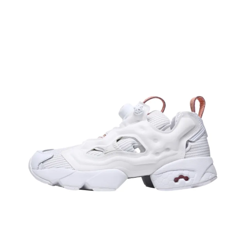 Reebok Instapump Fury Anti Slip Wear Resistant Low Top Casual Running Shoes Unisex Cloud White-0