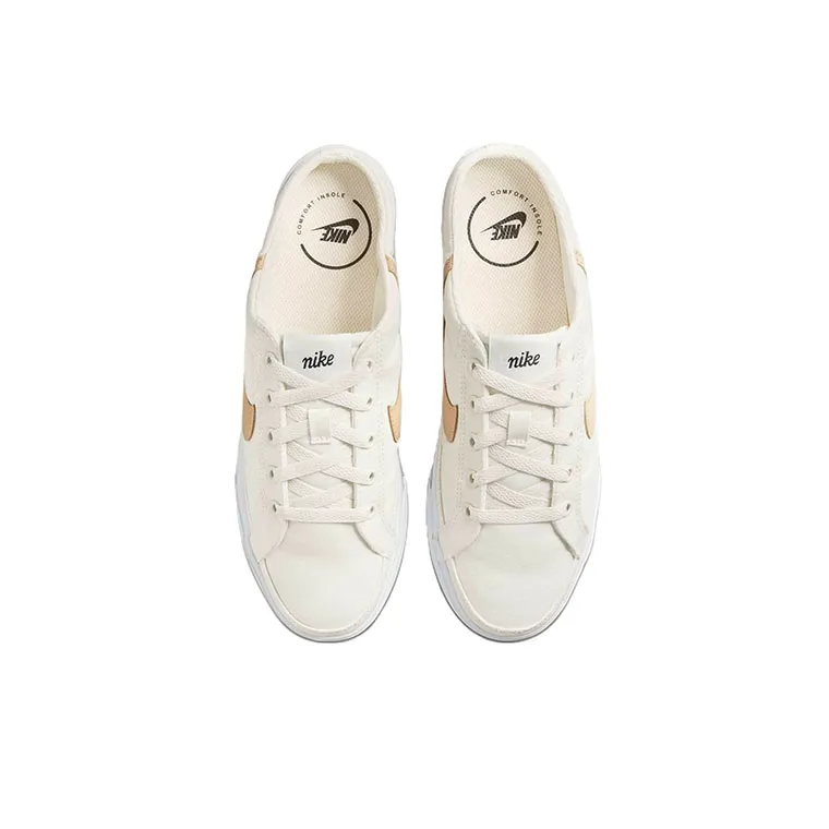 Nike Court Legacy Mule Phantom White Onyx Women's-3