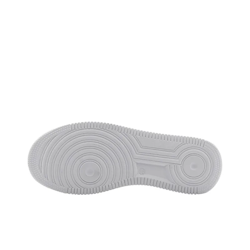 Warrior Small White Shoes Durable Lightweight And Breathable Low Top Skateboard Shoes Unisex White Gray-3