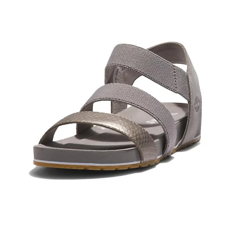 Timberland Malibu Waves Beach Sandals Women's Silver Gray-2